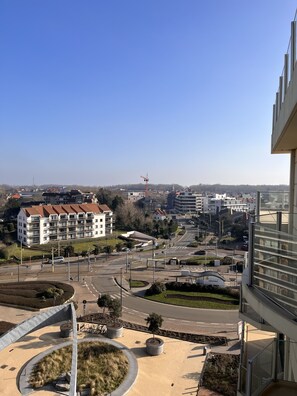 Blick von der Unterkunft