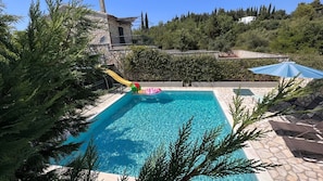 Splendid Gouvia Villa | 3 Bedrooms | Villa Yiarios | Private Children's Playground