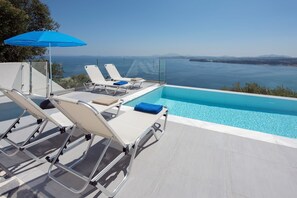 Astounding Corfu Villa | 2 Bedrooms | Villa Clara | Wonderful Sea & Mountain Views | Pirgi