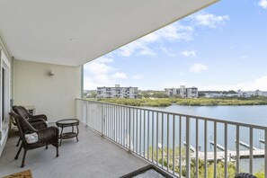 View from this 5th floor's private balcony - Overlooks the Intracoastal