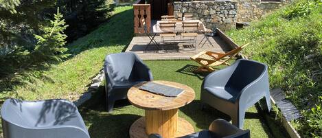 Grande terrasse accessible en Eté comme en Hiver