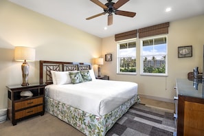 King size bed in primary
