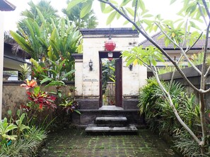 Entrada de la propiedad