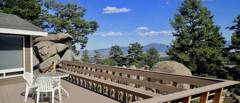 Incredible views of the Tobacco Root Mtns & Highlands from the south deck.