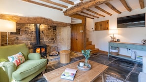 Living Room, Stone Cottage, Bolthole Retreats