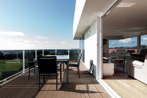 The North facing deck