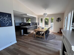 Dining room table seats 8