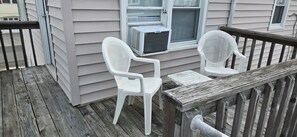 Upstairs backyard deck