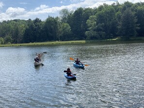 canoe and 3 kayaks included