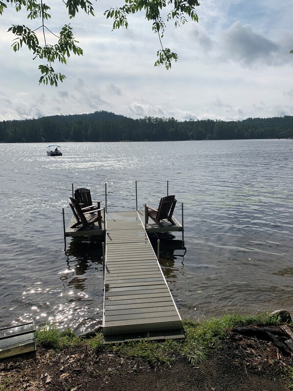 New dock added 7/2023. A great place to tie your boat or enjoy a morning coffee