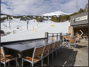 On-Site Restaurants with view of the slopes