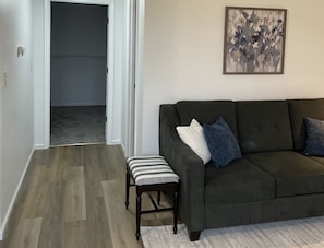 Hallway to bedroom and bathroom