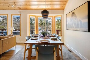 Interior dining table