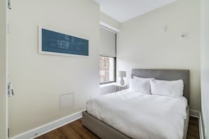 Queen-size bed to keep you rested during your stay