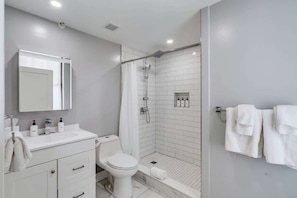Bathroom - sanitized for your safety