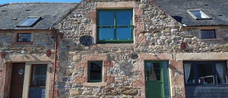 Front of the cottage. Please visit our website https:/SwordaleStays.com