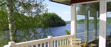 glazed veranda