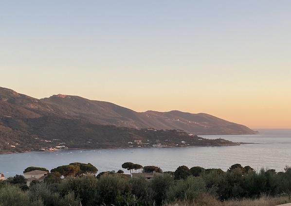 Vue mer terrasse villa stella 