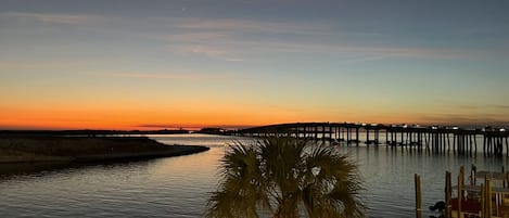 Destin Pass and Marler Bridge from Balcony