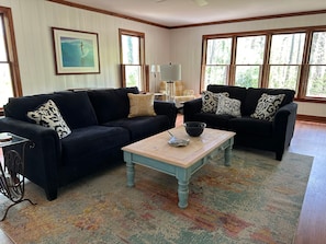 Open large living room view.