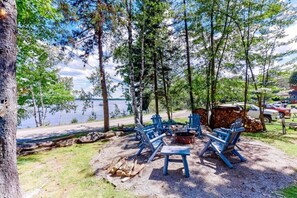 Where the warmth of the fire meets the cool sea breeze - our coastal fire pit oasis.