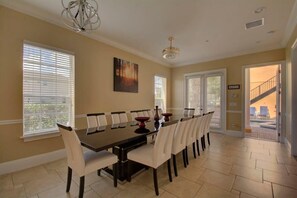 Dine in Style: Enjoy delicious meals in our elegant dining area.