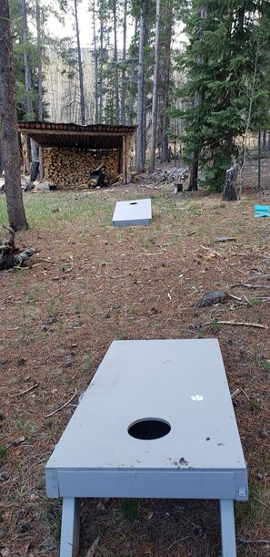Enjoy a game of cornhole!
