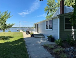 View of the house as you approach the front door.