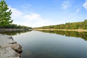 Catch & release pond with walking path - no fishing license required!