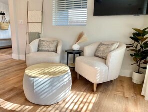 Conversation set for morning coffee or afternoon cocktail