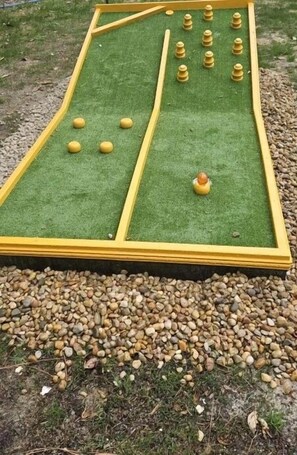 Miniature golf for guests to enjoy 