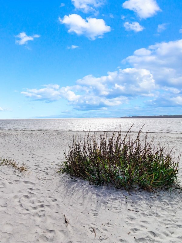 Check out the lovely beach just a short bike or drive!