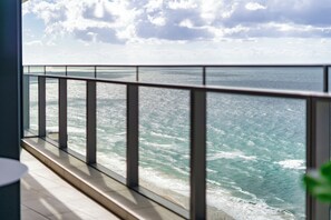 Utsikt mot havet/stranden