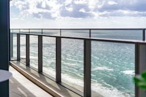Utsikt mot havet/stranden