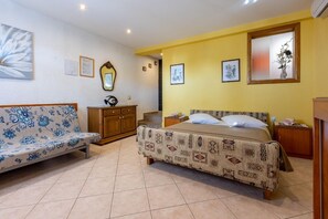Sleeping area. The bedroom