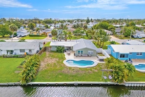 Beautiful riverfront pool home