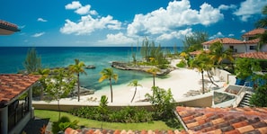 Private beachfront for guests only.