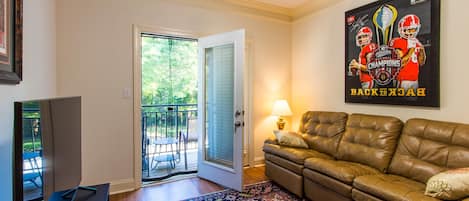 Direct balcony access in the living area