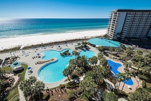 Beachfront resort pool