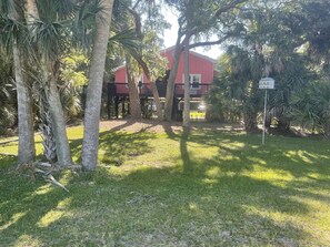 Views of hole 5 on the golf course from wraparound porch 