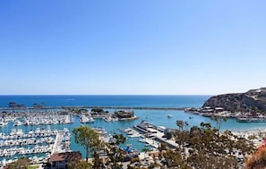 Vue sur la plage ou l’océan