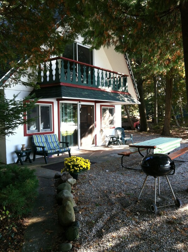 Back of Chalet on the lake