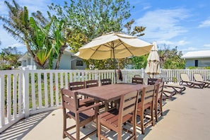 Poolside Dining Area