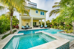 Large Pool and Outdoor Living Area