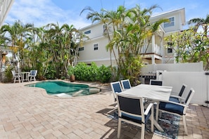 Poolside Dining Area