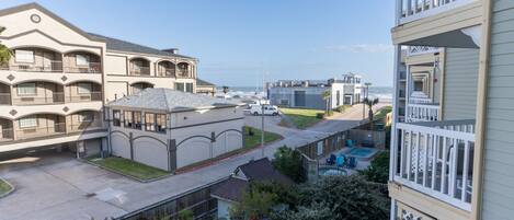 View to gulf, cam see 1 of 2 hot tubs as well