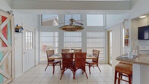 Enter in to the dining room