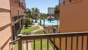 As seen from the balcony of this condo