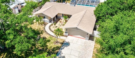 Majestic view of thew whole property.