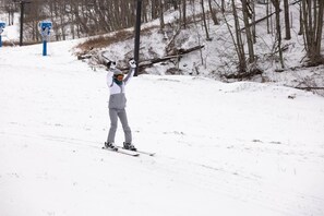 Hatley Pointe Ski resort is now open!! Hatley Pointe is only 1.7 miles away.  Enjoy Smoke and Timber restaurant along with Steeps cafe at the Lodge!